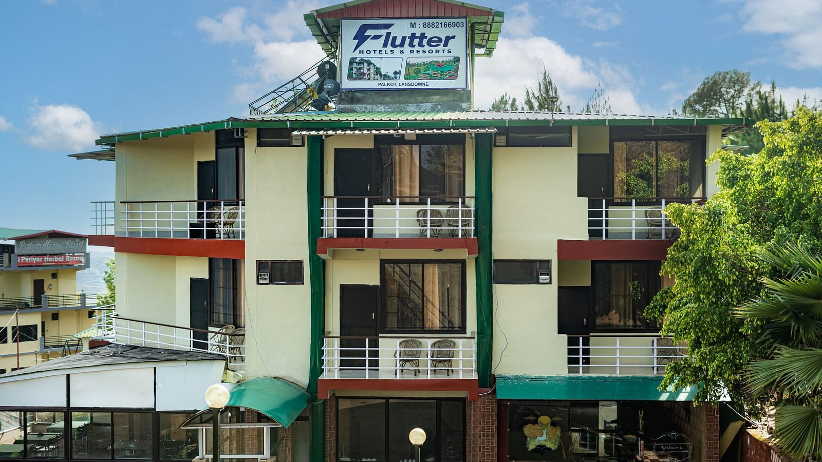 facade of Flutter Hotels & Resorts