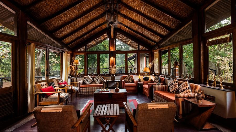 Exterior-Reni Pani Jungle Lodge-Hotel in Satpura 7-resort in satpura national park