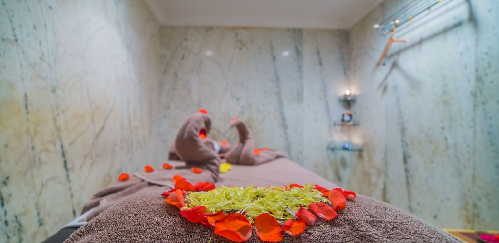 Massage room at Sitara Luxury Hotel in Hyderabad near Ramoji Film City