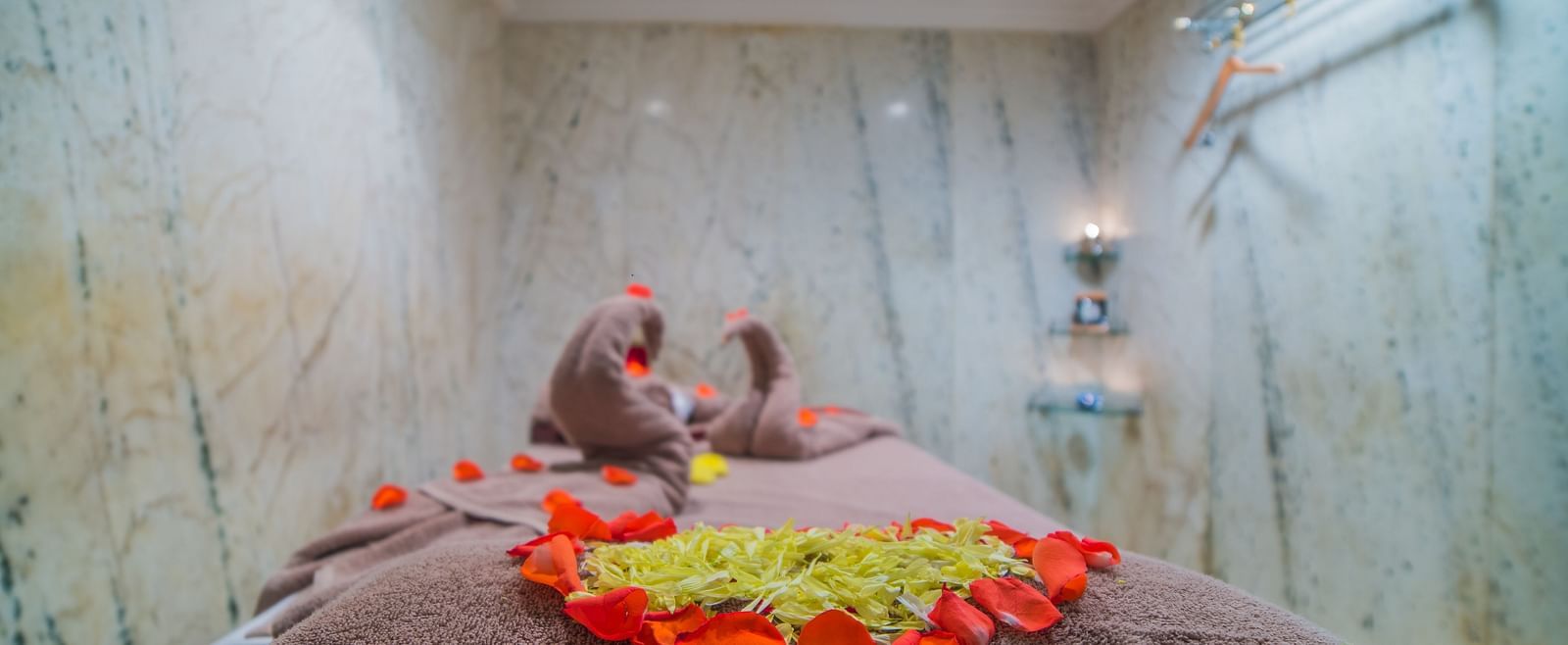 Massage room at Sitara Luxury Hotel in Hyderabad near Ramoji Film City