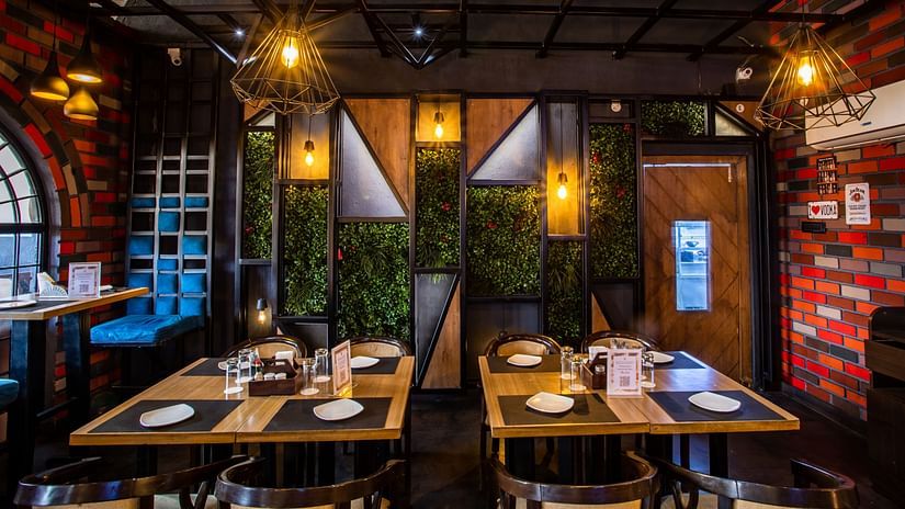 seating arrangements at the open box - The Wedlock Greens Hotel & Resort, Dhanbad