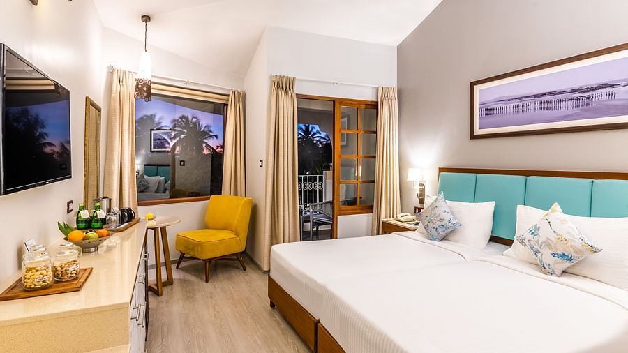 Bedroom at Superior Room with a balcony