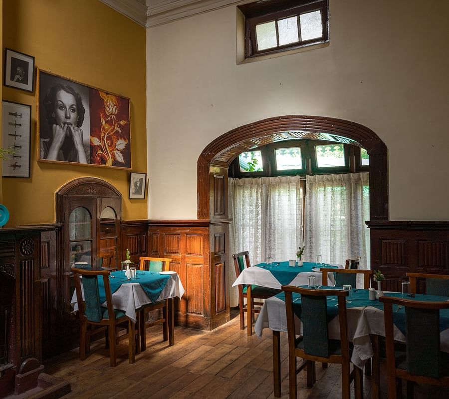 interior of our restaurant at king's cliff