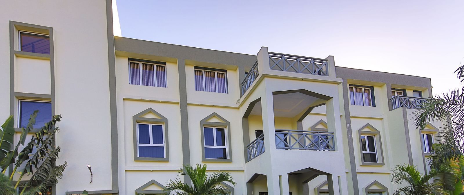 Facade of a hotel during the day