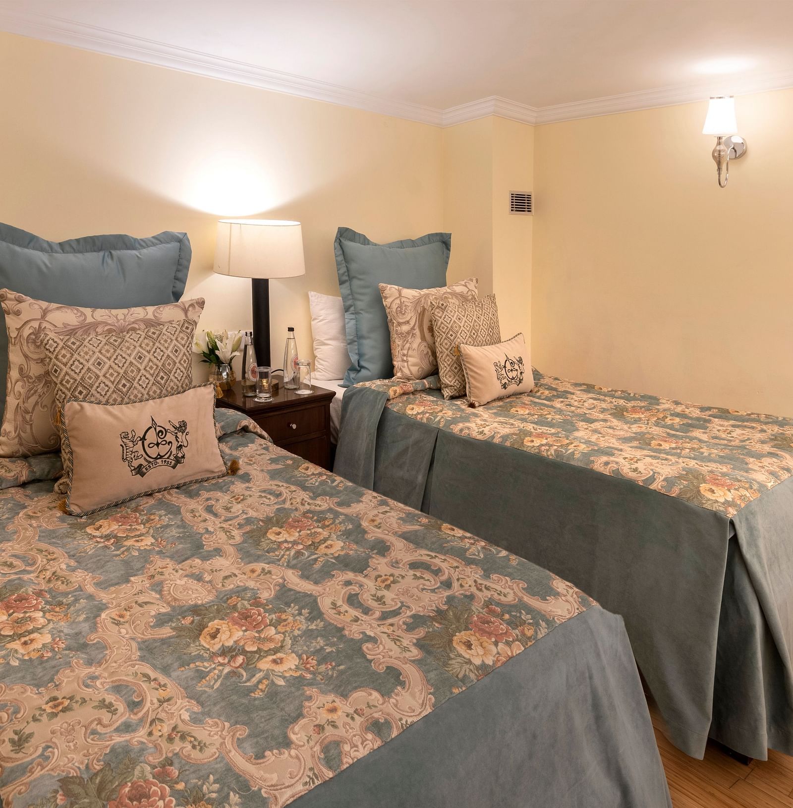 image of twin beds at the Duplex Family Suite - The Claridges Nabha Residence