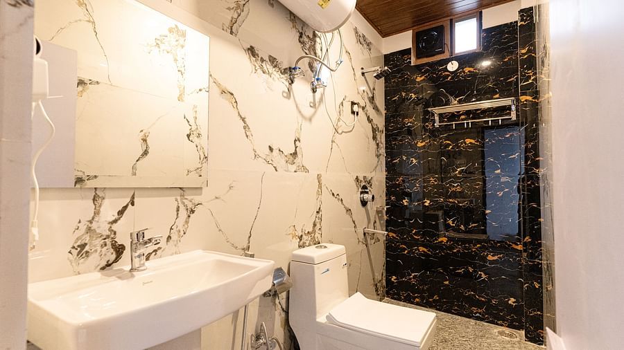 vanity area of premium room at Mystique Valley Resort  