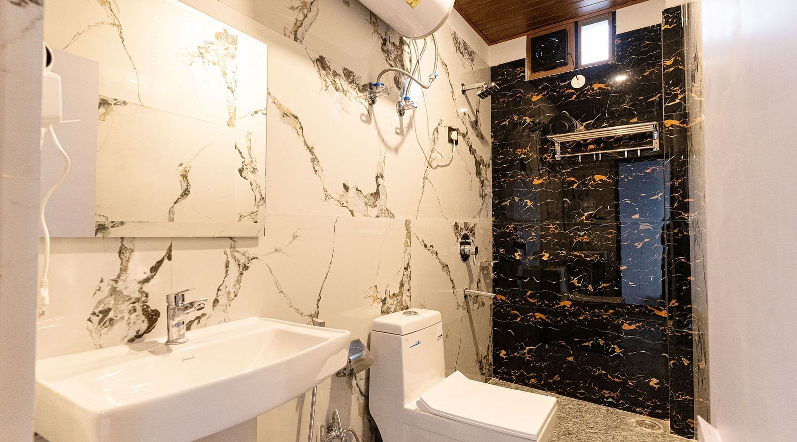 vanity area of premium room at Mystique Valley Resort  
