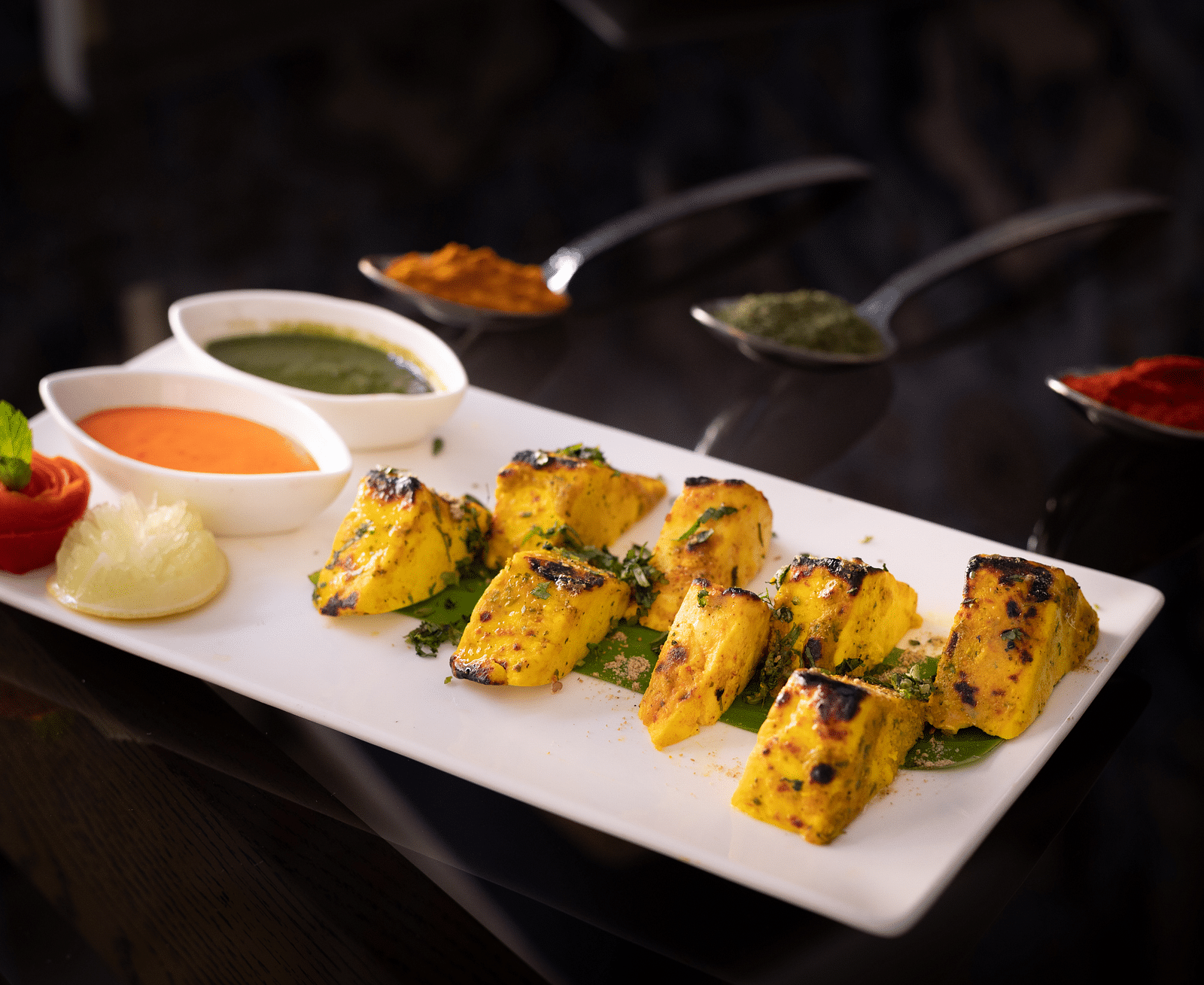 A delicious dish at Surya Haveli Jaipur