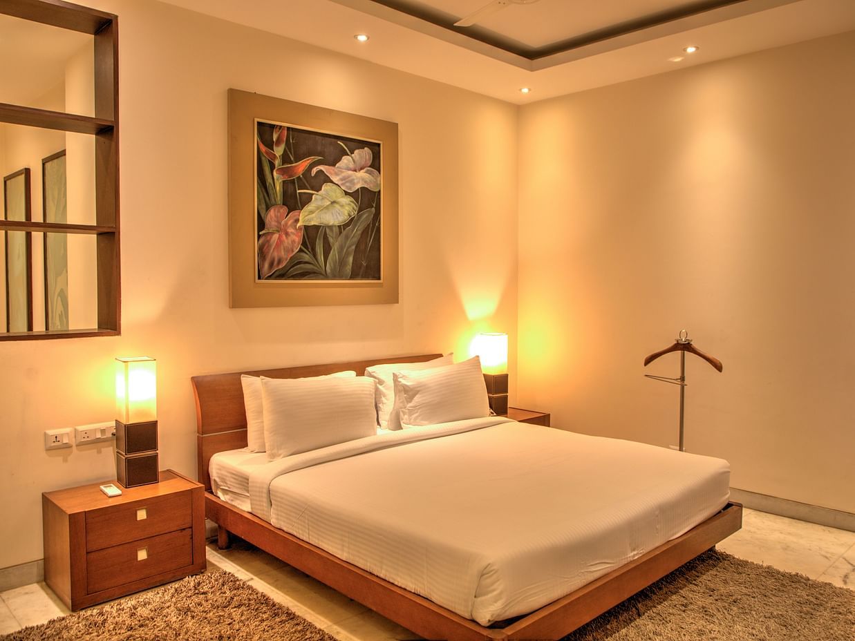 well lit bedroom at redbrick home 8