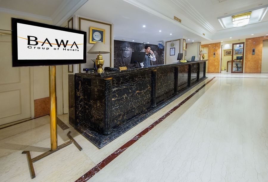 lobby of hotel bawa international