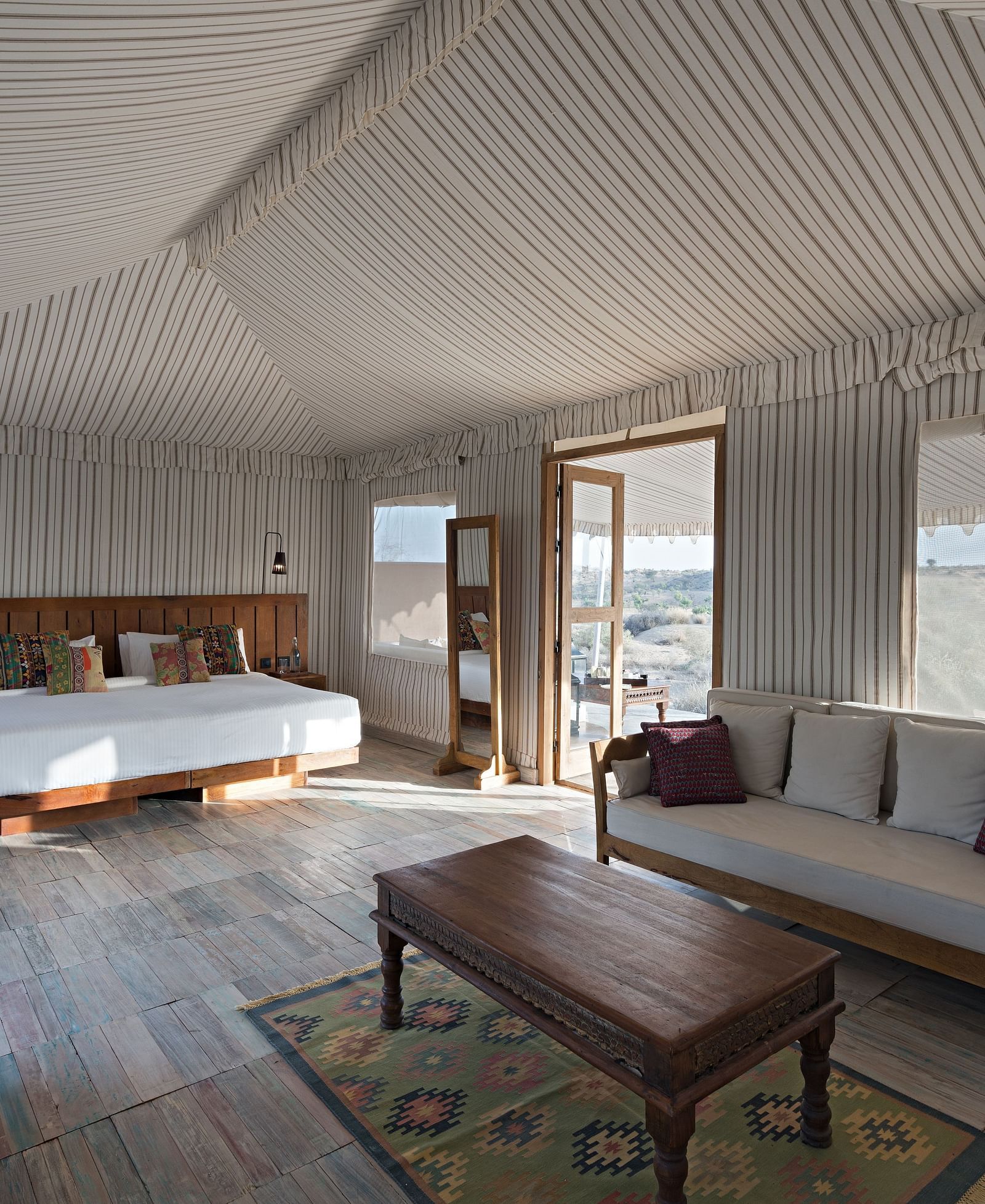 Luxury tent at the Manvar Resort and Desert Camp