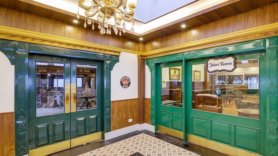 the entrance of the bar - Mayfair Himalayan Spa Resort Kalimpong