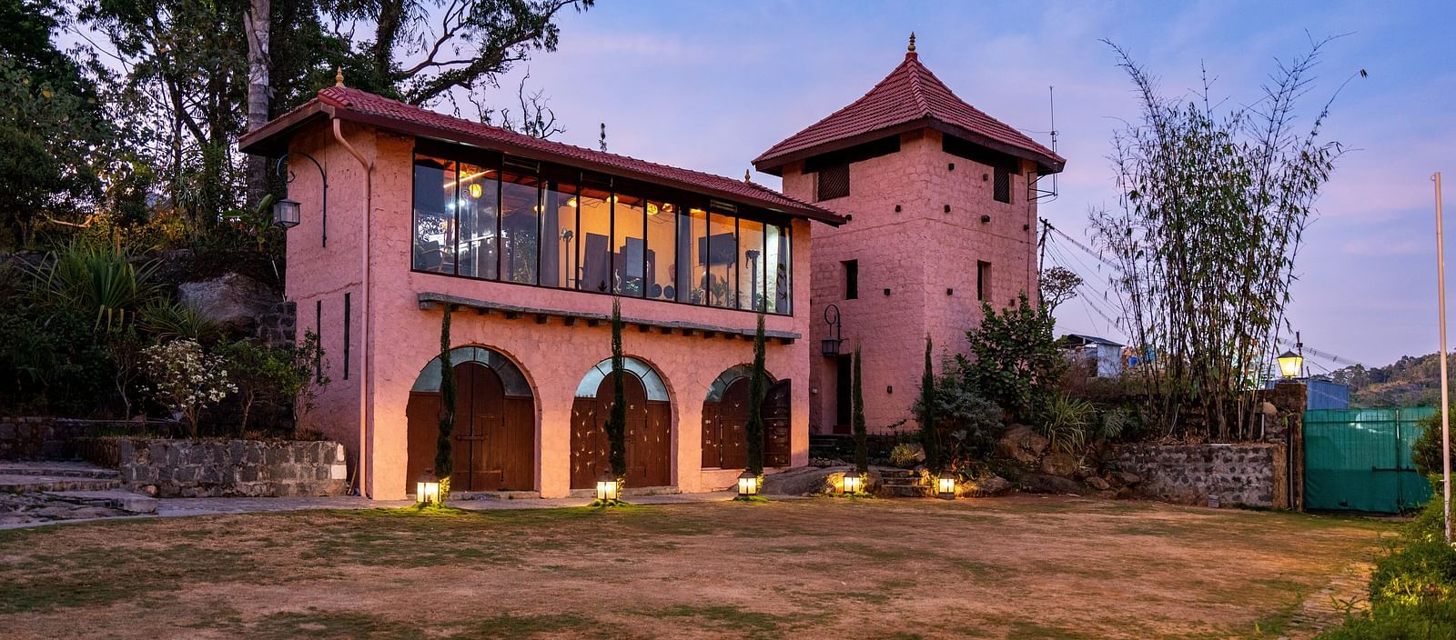 A facade image of a building which is situated amidst the nature lap | Mango Hill, Yercaud