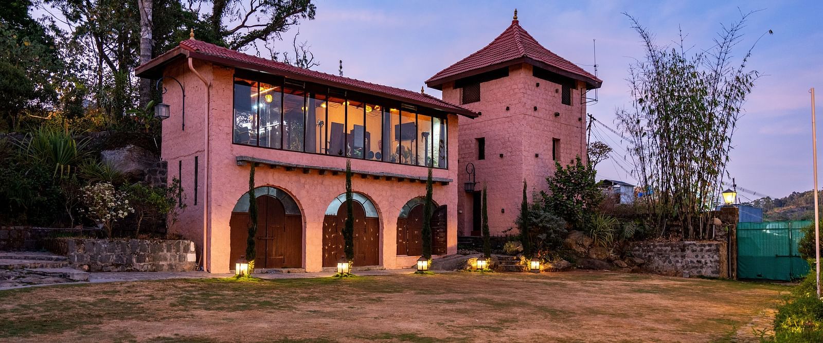 A facade image of a building which is situated amidst the nature lap | Mango Hill, Yercaud