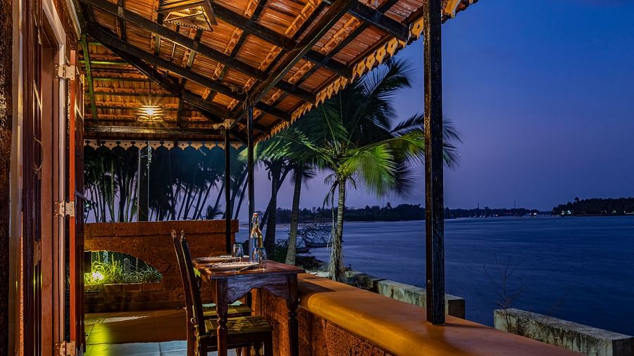 View from the exterior of the restaurant