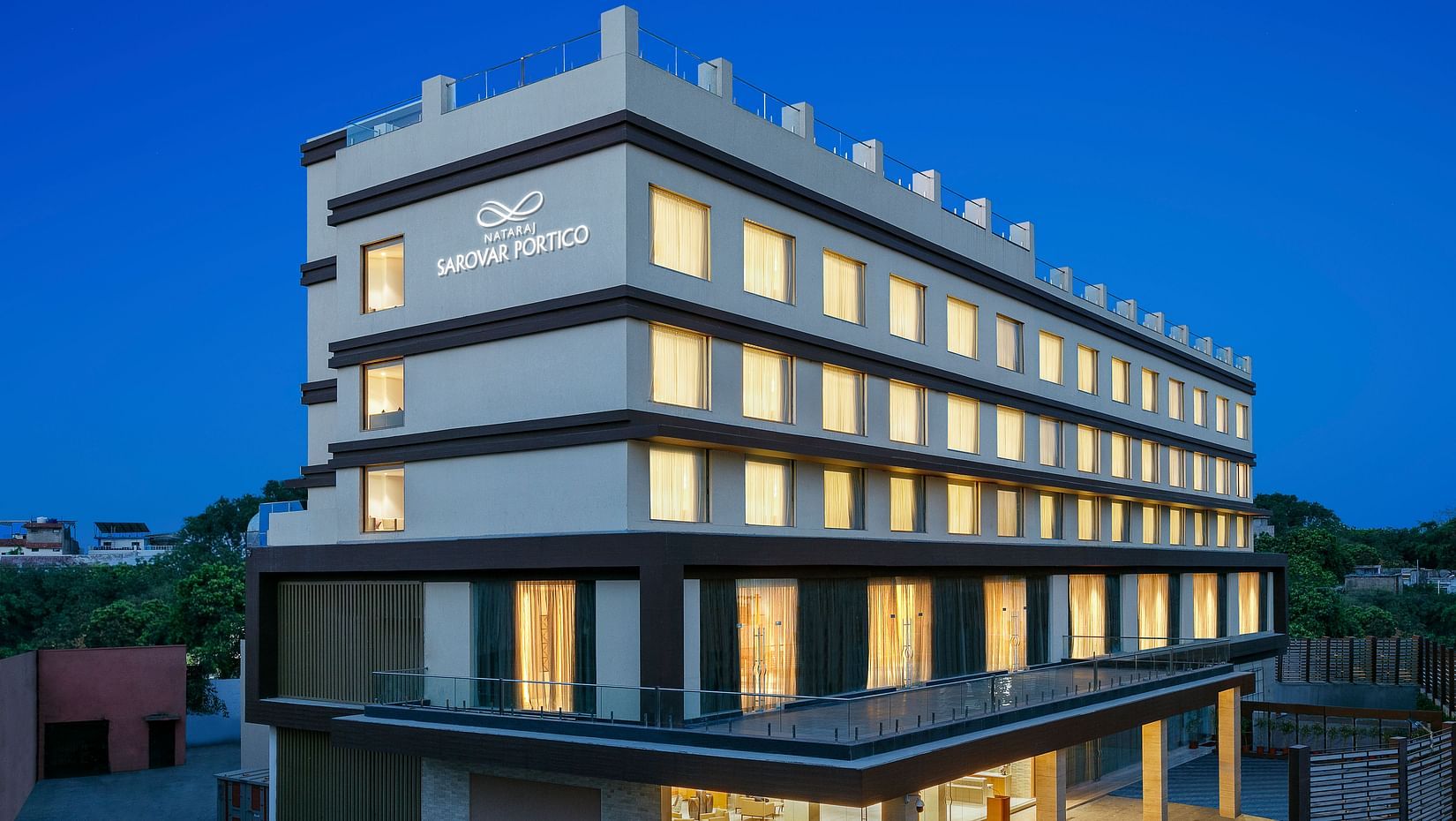 Facade of Nataraj Sarovar Portico Hotel - Best Business Hotels in Jhansi