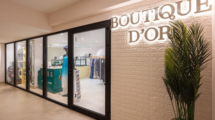 The entrance of Boutique D Or