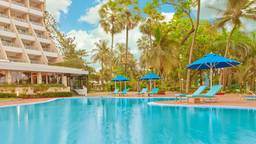 Poolside view of The Resort