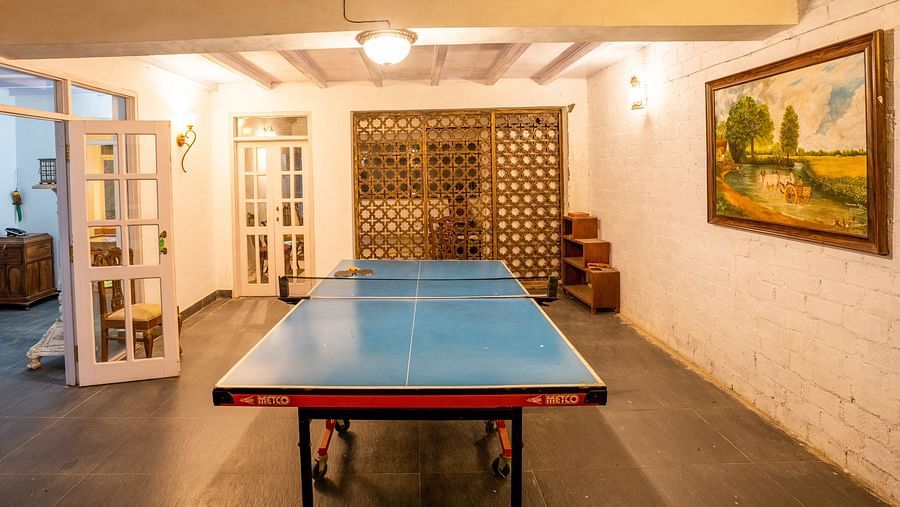 A room with table tennis table at Te Aroha By Shervani, Mukteshwar