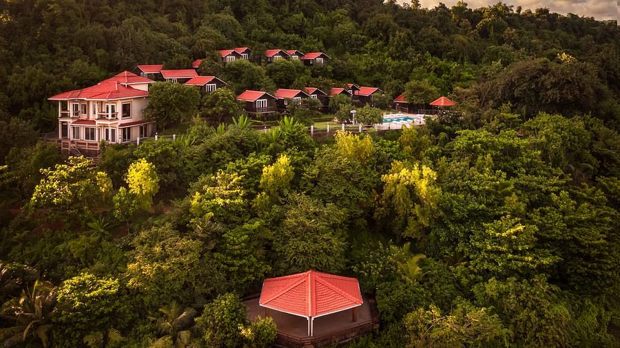 A picturesque hilltop resort nestled in vibrant foliage - Highland Sarovar Portico, Sindhudurg
