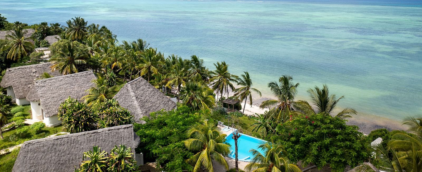Aerial View of the Infinity pool at Shooting Star boutique hotel