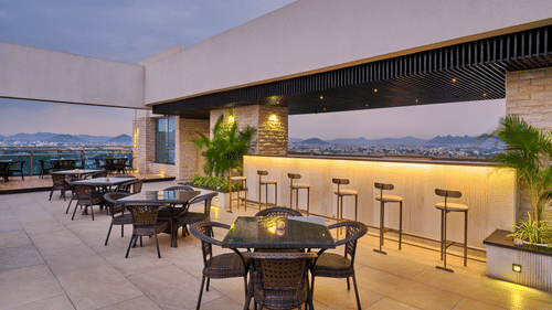 360 Degree rooftop restaurant