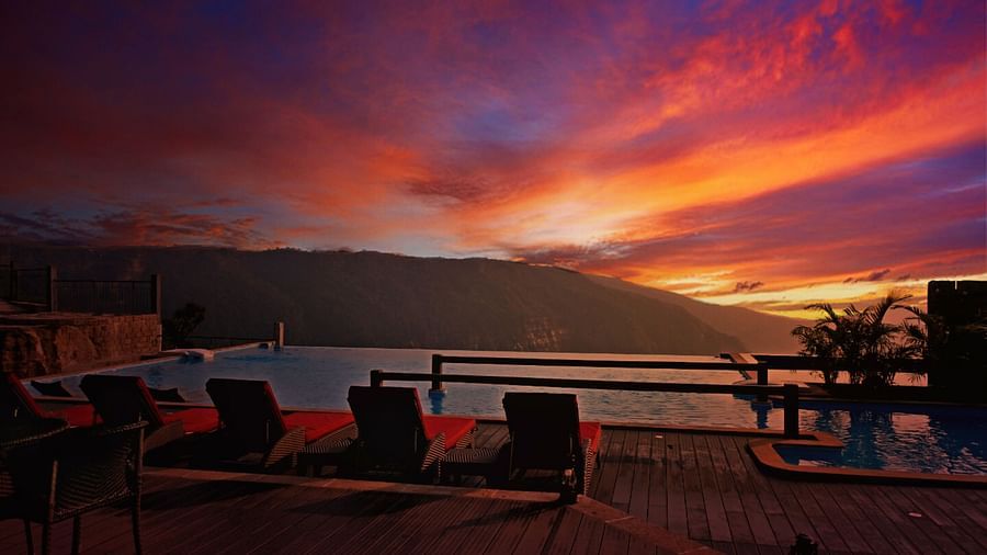 Sunset from Polo Orchid Resort