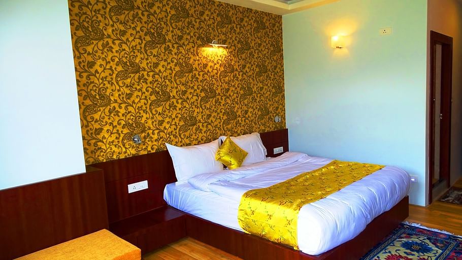 The Golden Crest Hotel Gangtok Gangtok Executive rooms from WIndow Wall paper 2