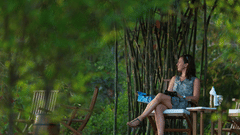 Lobby Verandah of our rooms in The Serai Kabini 0010