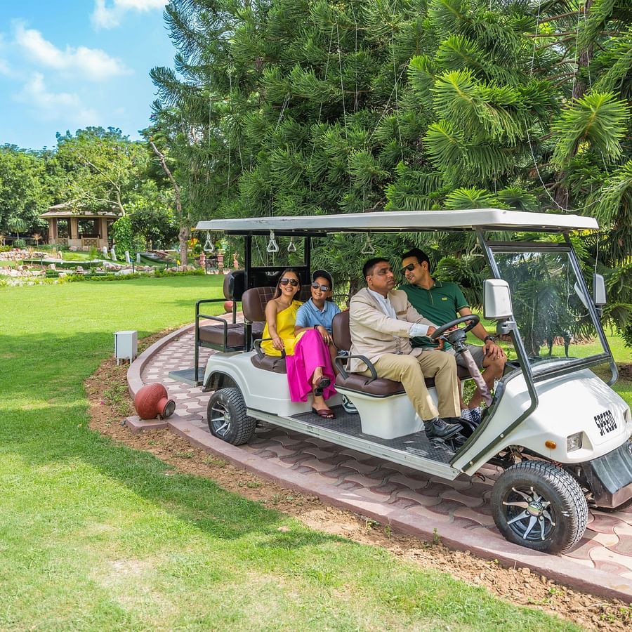 Golf car ride 1