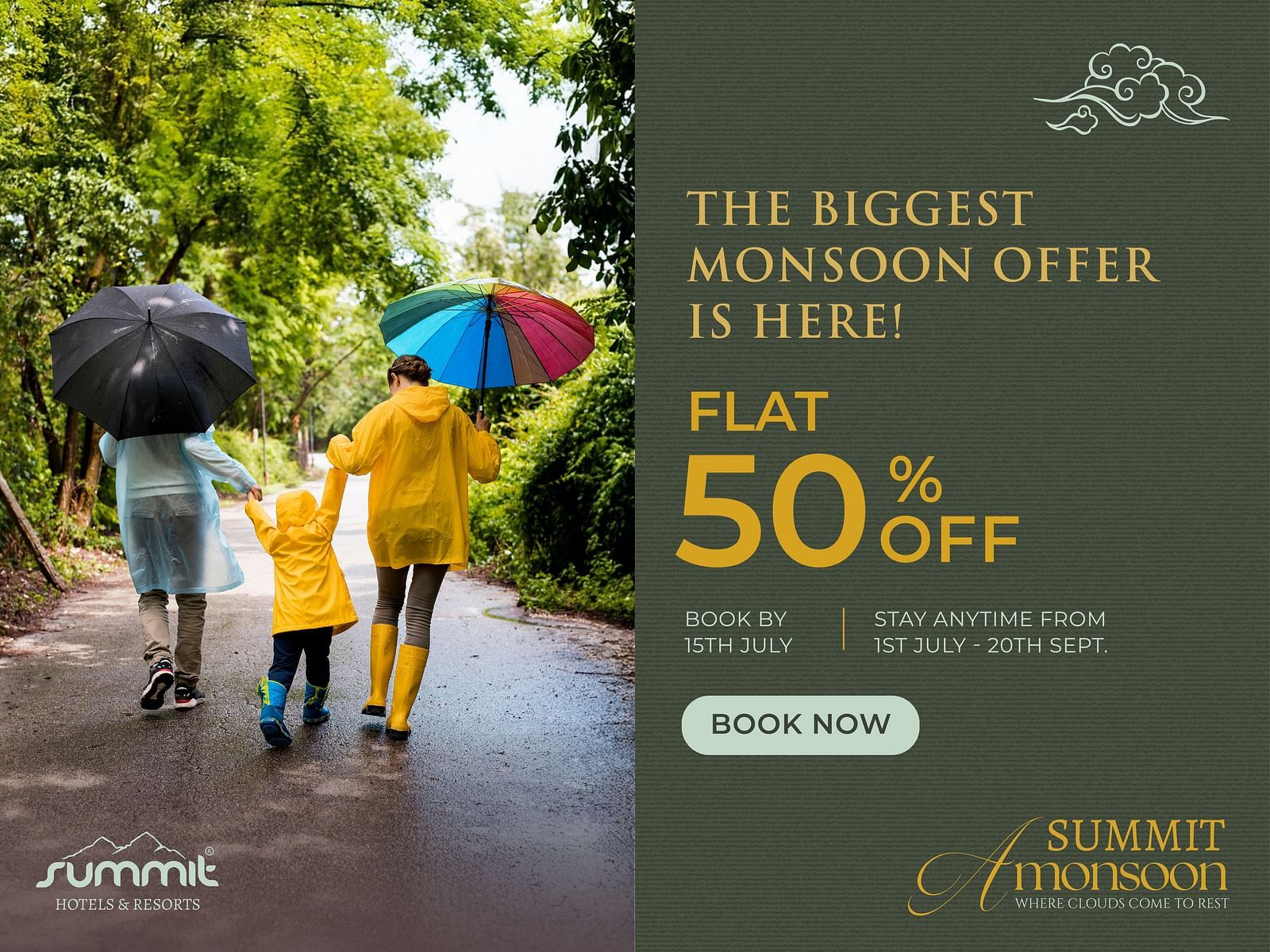 50  MONSOON OFFER