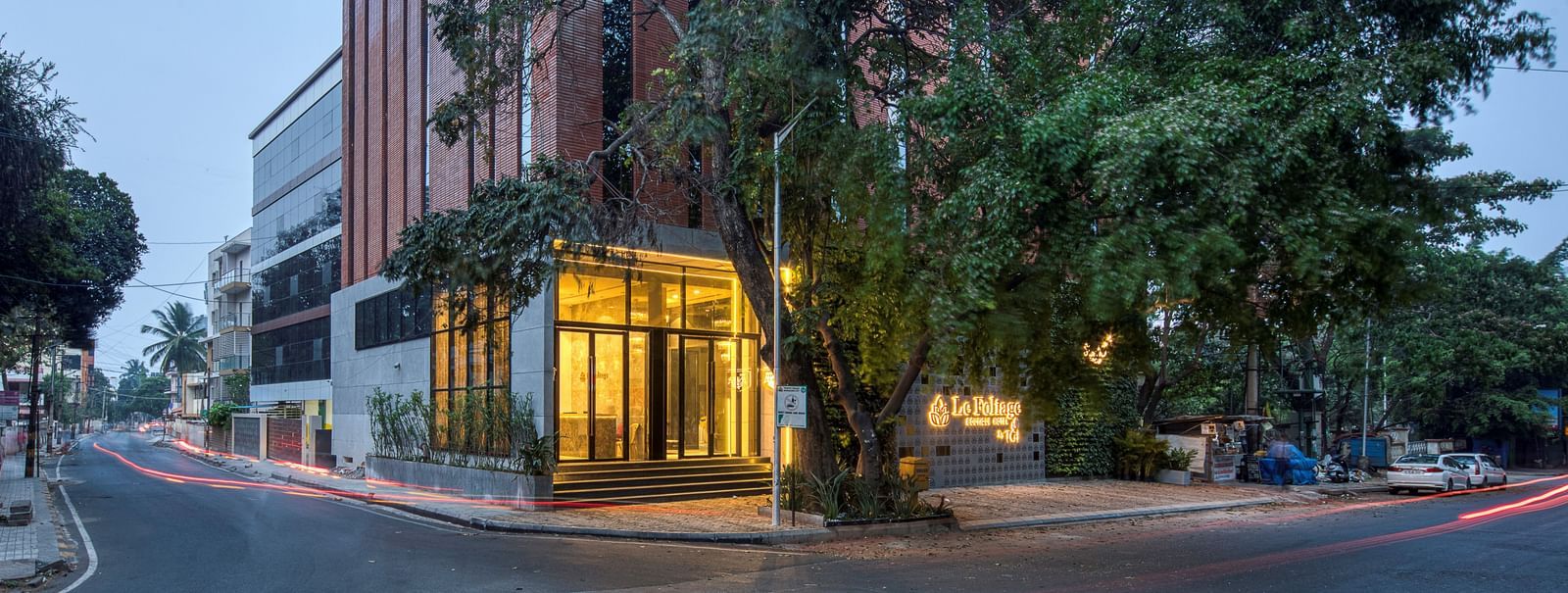 Facade of Le Foliage by TGI, Bangalore 
