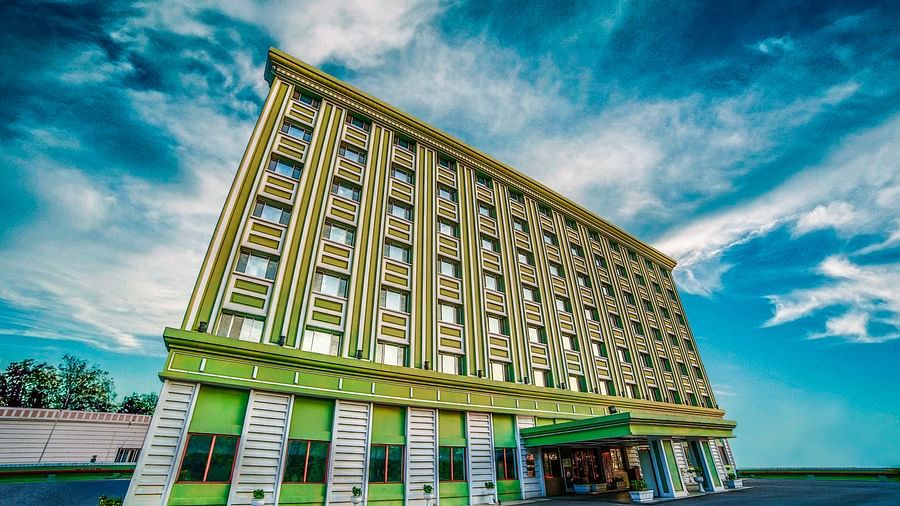 Facade of Tara, Comfort Hotel in Hyderabad - Ramoji Film City.