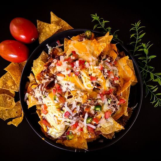 nachos at Dylan's cafe