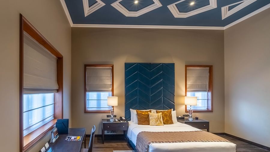 bedroom in the Presidential Suite - Kenilworth Hotel, Kolkata