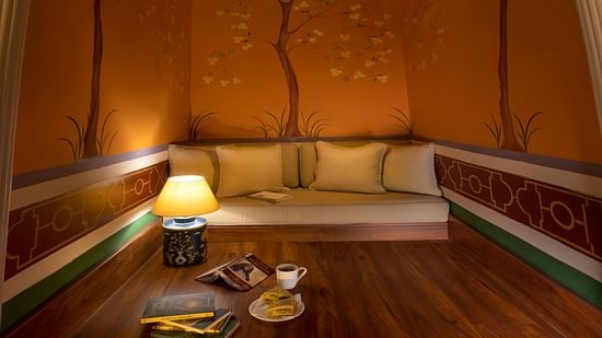 Meditation Reading corner 1 - Lamrin Boutique Cottages Rishikesh