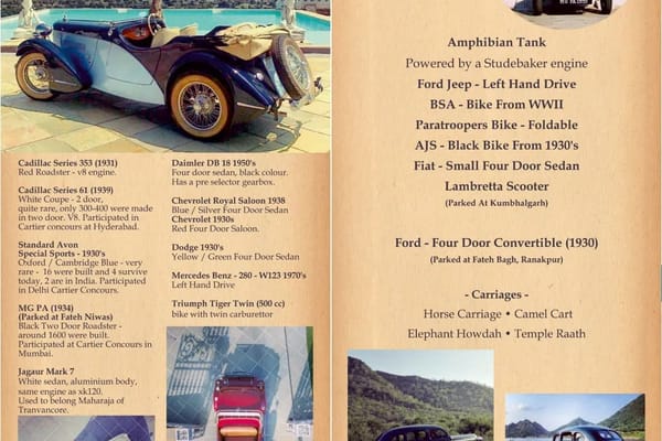 Vintage Car Museum at Fateh Vilas