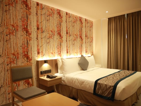 Deluxe room at City Lake Hotel, Bengaluru