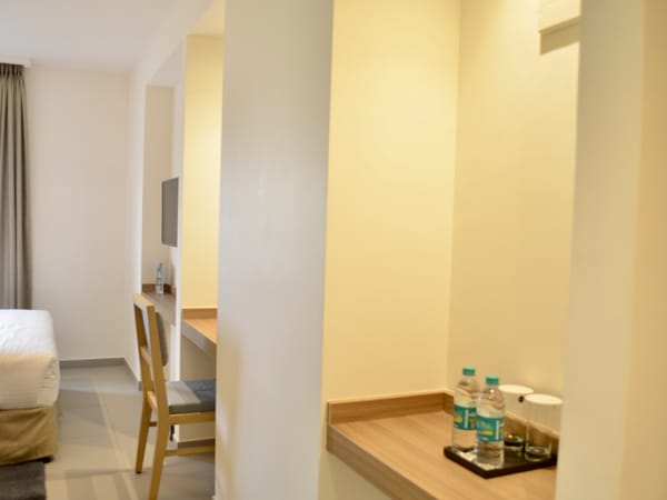 Standard room interior at City Lake Hotel, Bengaluru