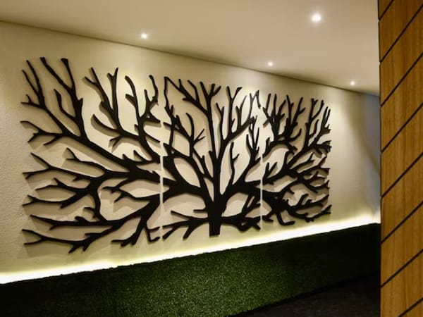 Decor at the Koyla cafe and lounge, City Lake Hotel, Bengaluru