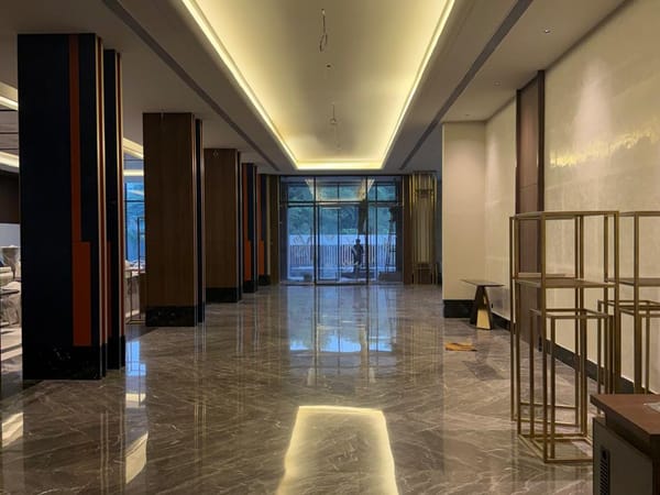 Guest room corridor at RG Grand Hotel & Convention, Bengaluru