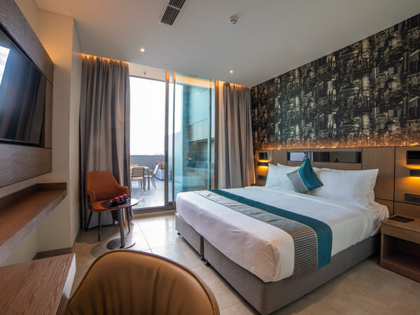 Club Room with lake view at RG Grand Hotel & Convention, Bengaluru
