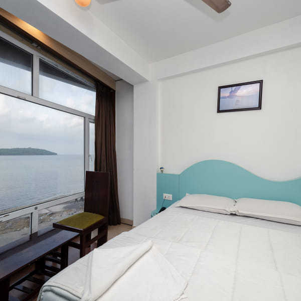 Sea-facing Junior Room at Da Bay Inn, Port Blair