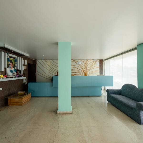 Reception and lobby at Da Bay Inn, Port Blair