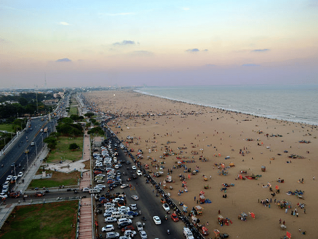 Marina Beach in chennai