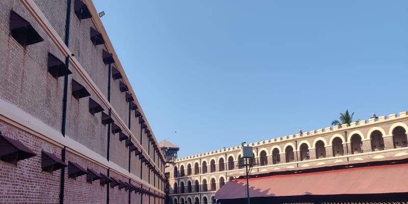 The historic Cellular Jail National Memorial in Port Blair