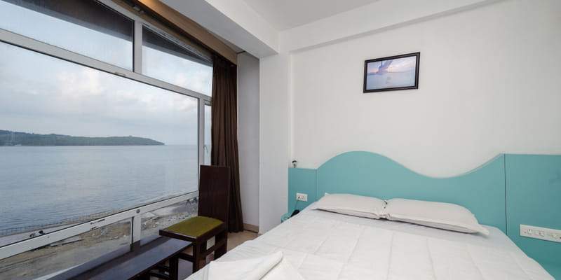 Sea view from a Junior Room at Da Bay Inn, Port Blair