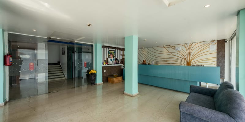 Reception and lobby at Da Bay Inn, Port Blair