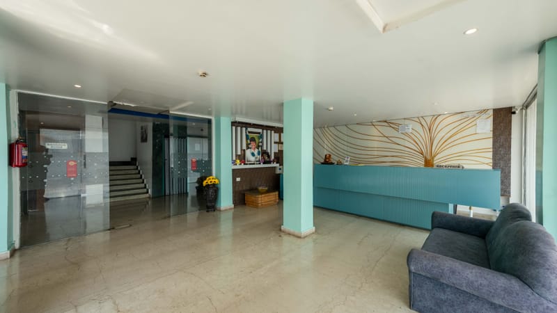 Reception and lobby at Da Bay Inn, Port Blair