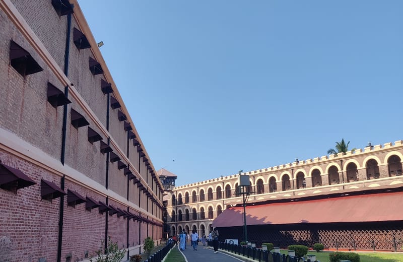 The historic Cellular Jail National Memorial in Port Blair